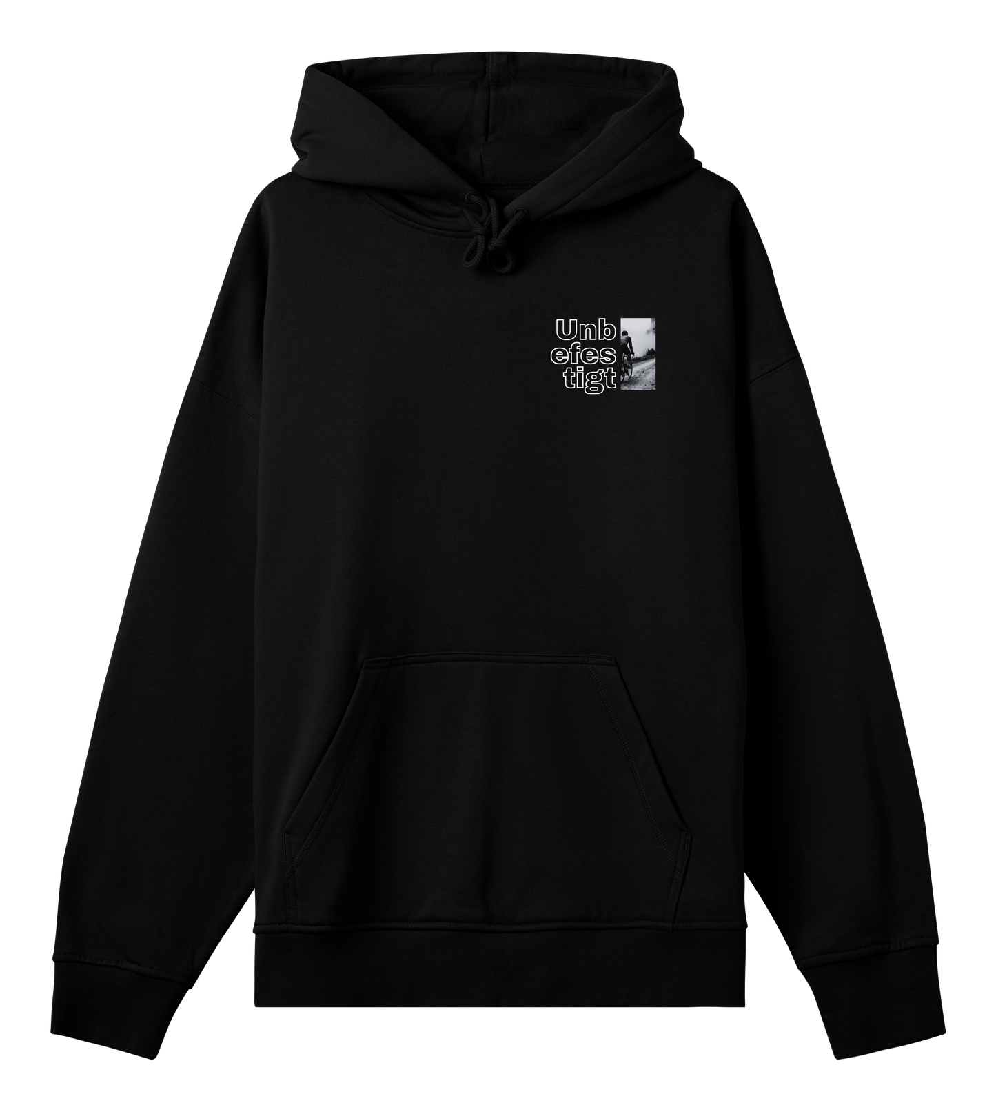 Unbefestigt – Mens Boxy Hoodie