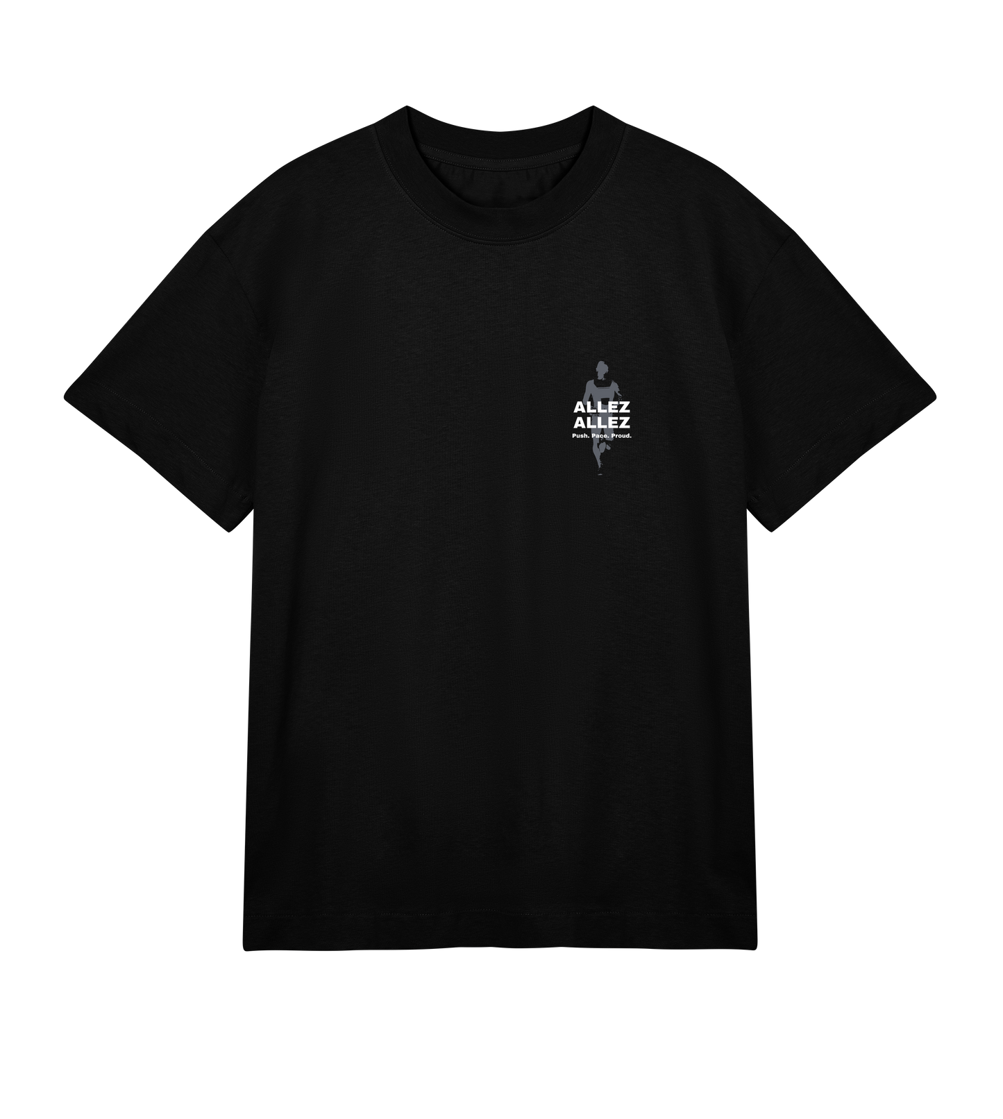 ALLEZ – Push. Pace. Proud. - Mens Boxy Tee