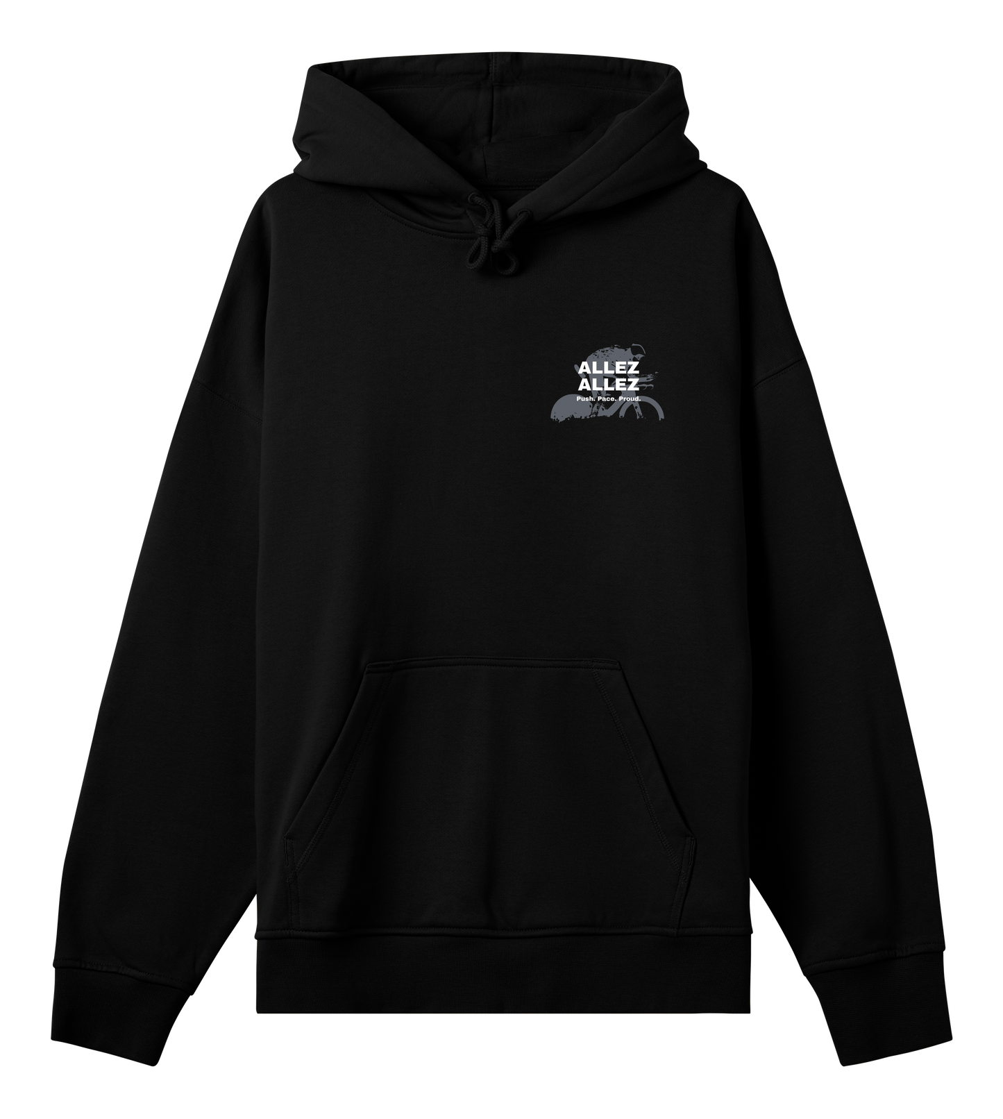 ALLEZ – Push. Pace. Proud. - Mens Boxy Hoodie