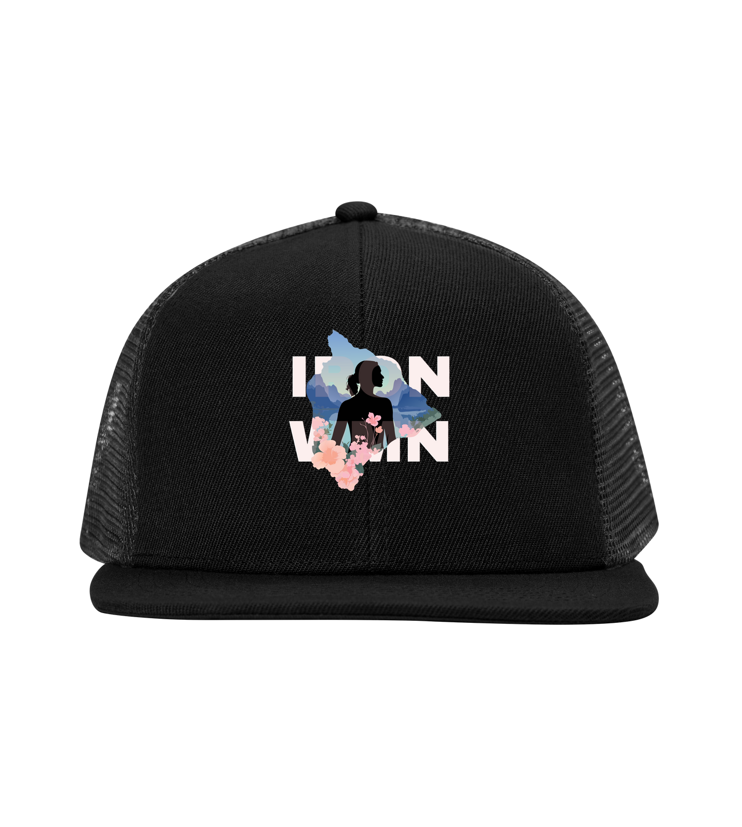 IRON WMN – Flat Peak Trucker Cap