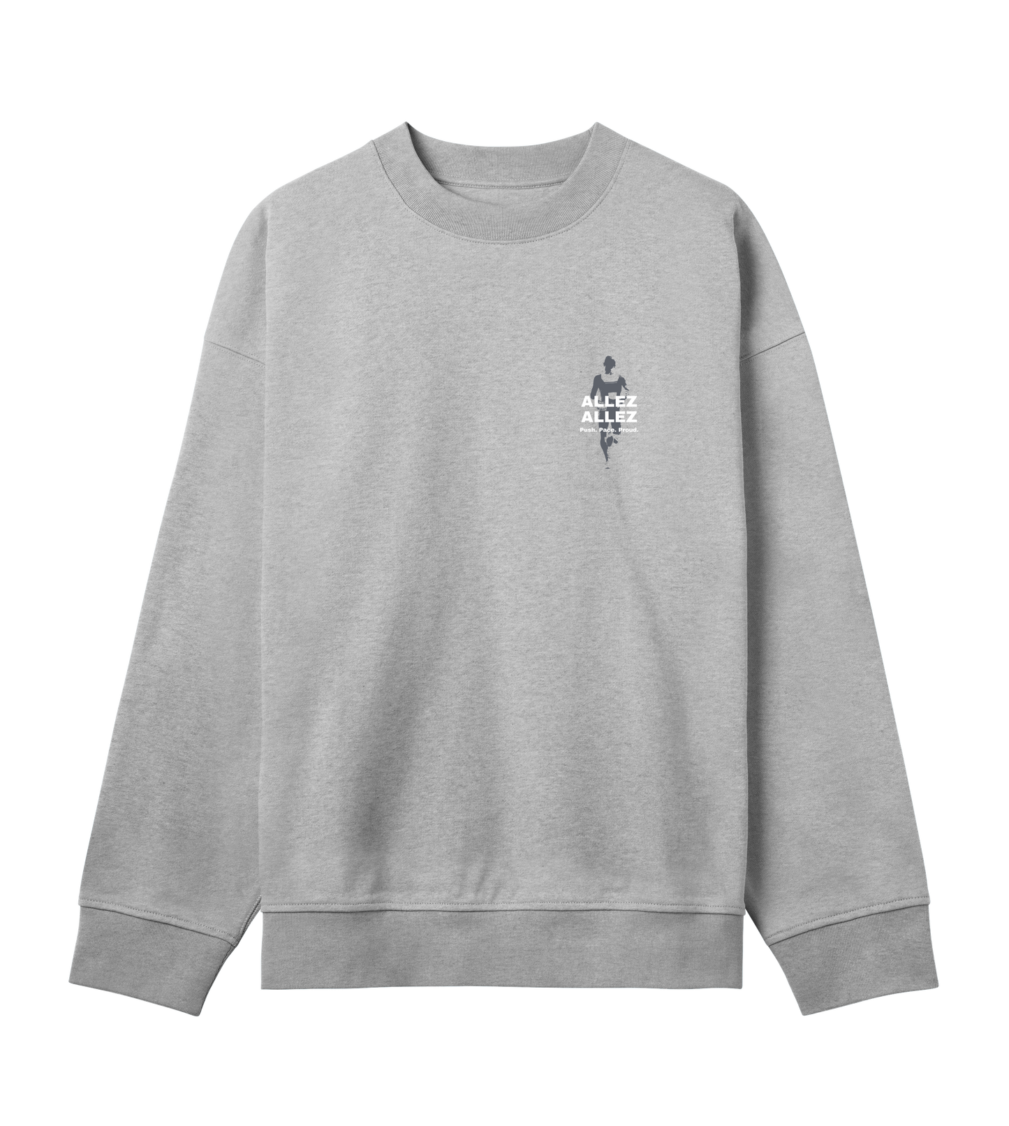 ALLEZ – Push. Pace. Proud. - Mens Boxy Sweatshirt