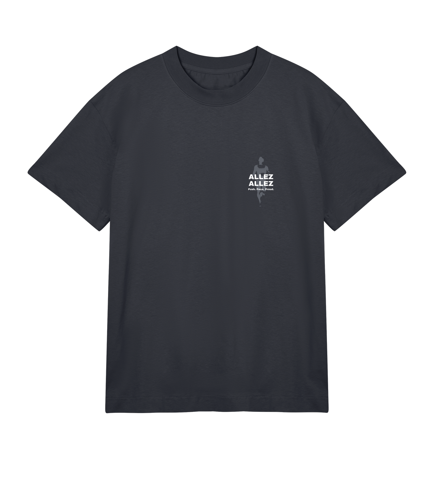 ALLEZ – Push. Pace. Proud. - Mens Boxy Tee