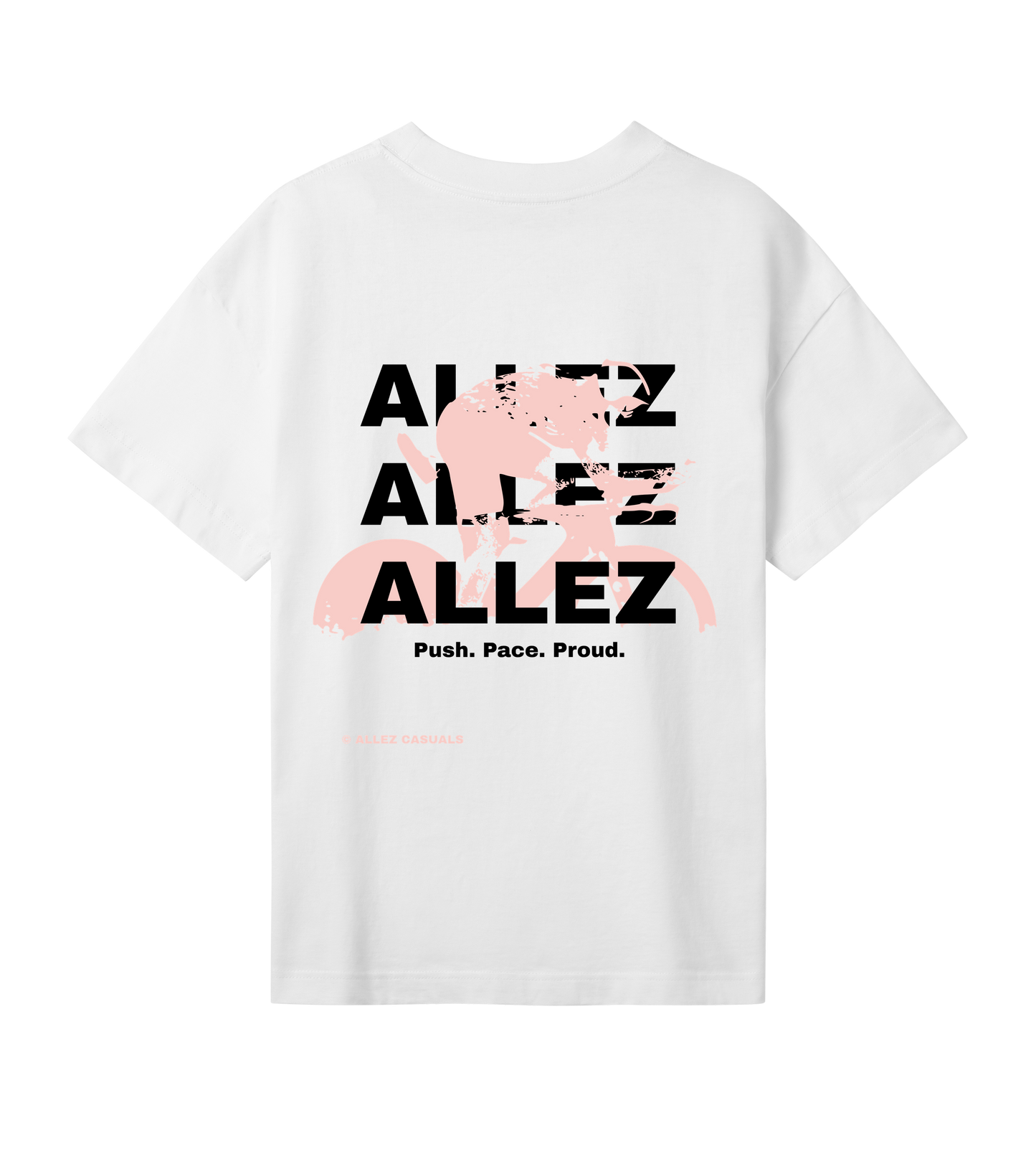 ALLEZ – Push. Pace. Proud. - Womens Oversized Tee