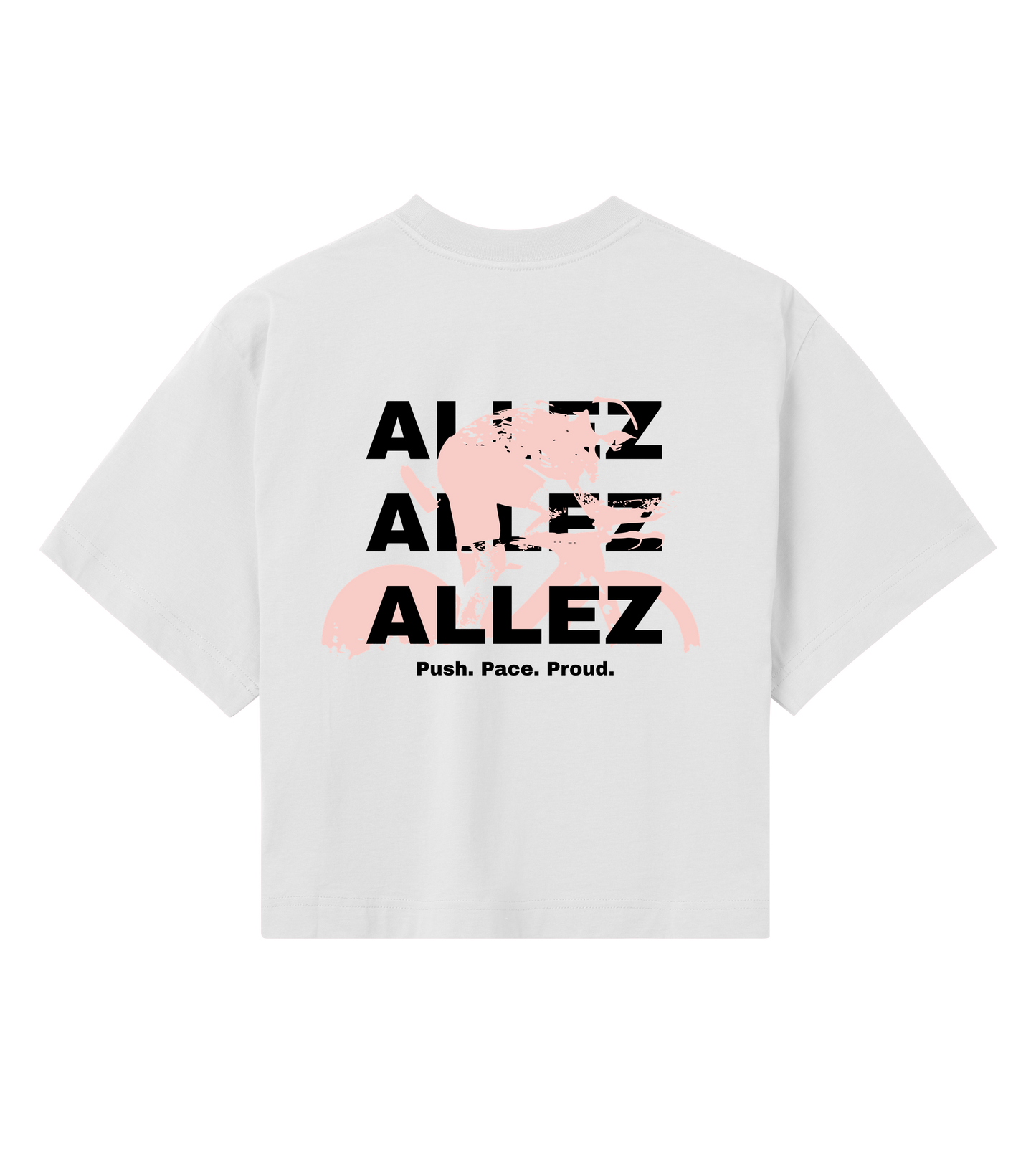 ALLEZ – Push. Pace. Proud. - Womens Crop Top