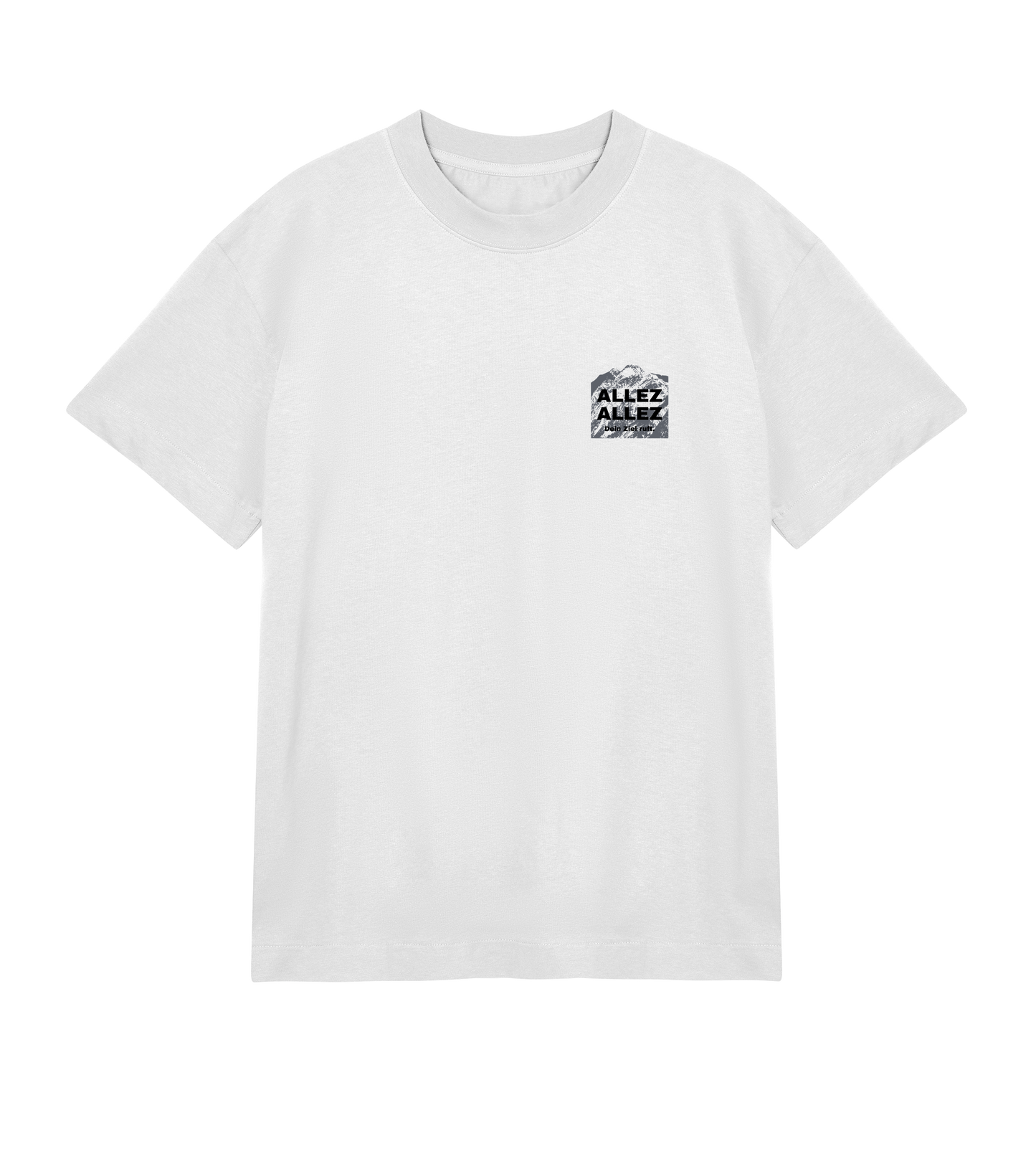 ALLEZ – Dein Ziel ruft. – Mens Boxy Tee