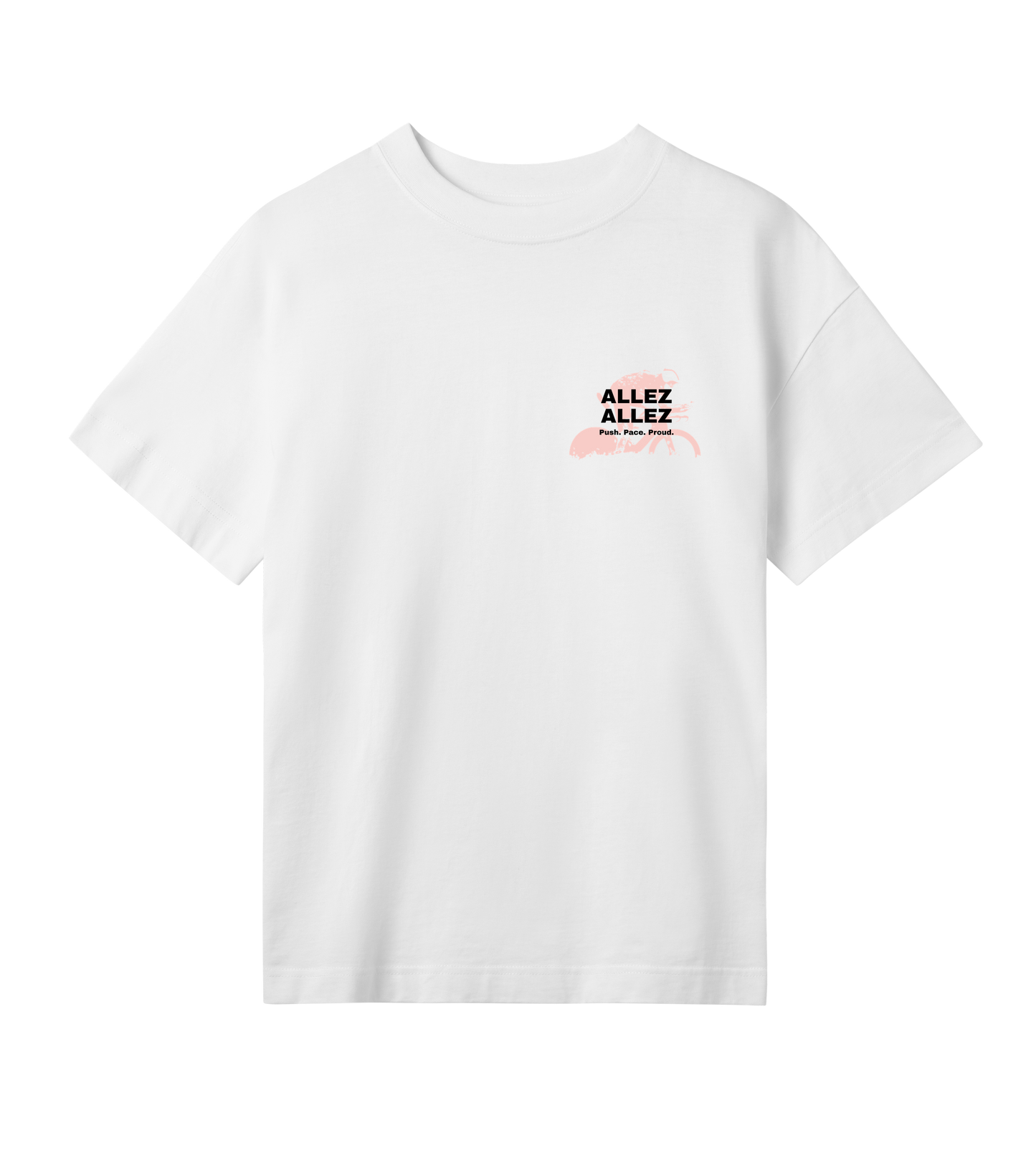 ALLEZ – Push. Pace. Proud. - Womens Oversized Tee