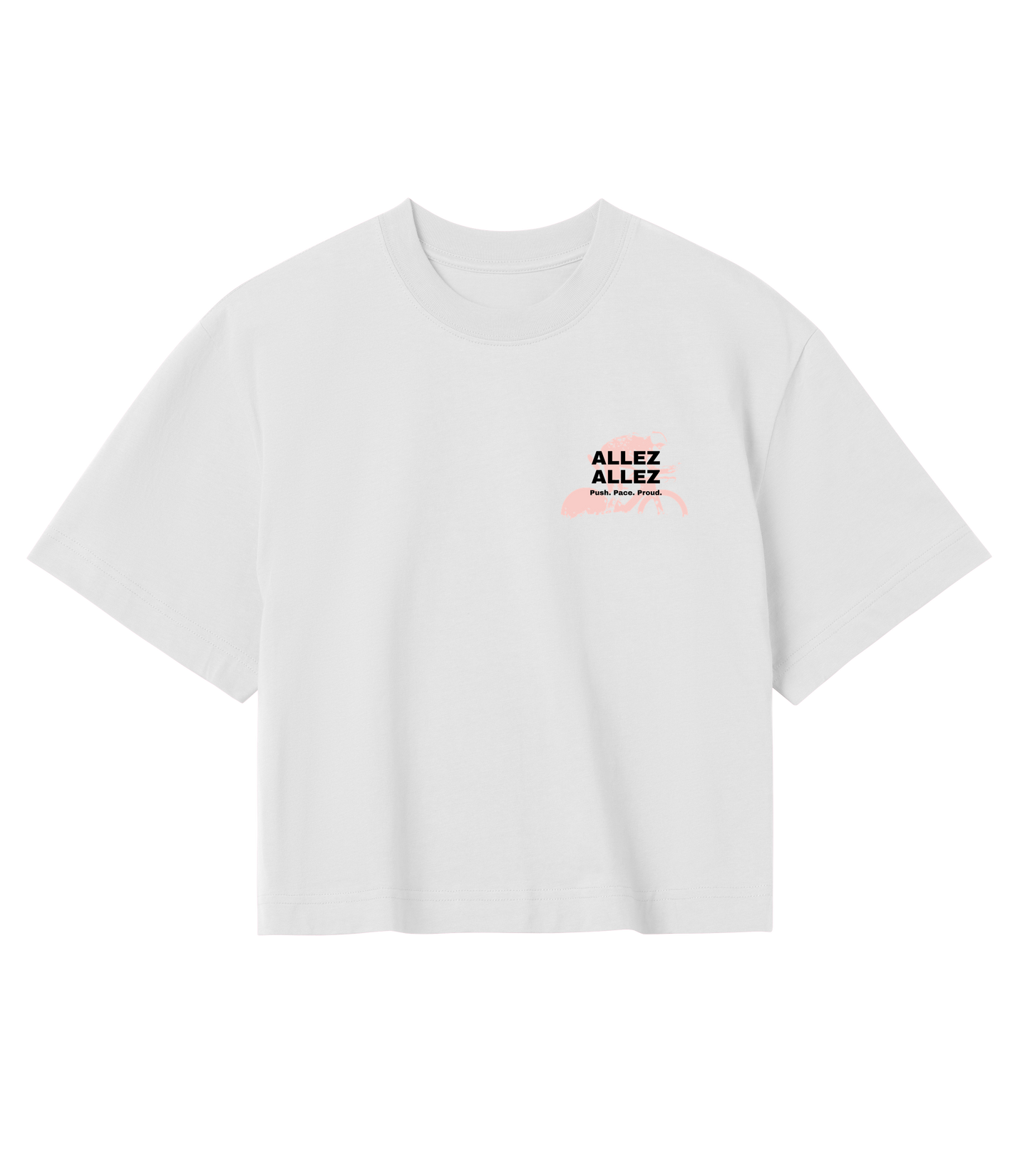 ALLEZ – Push. Pace. Proud. - Womens Crop Top