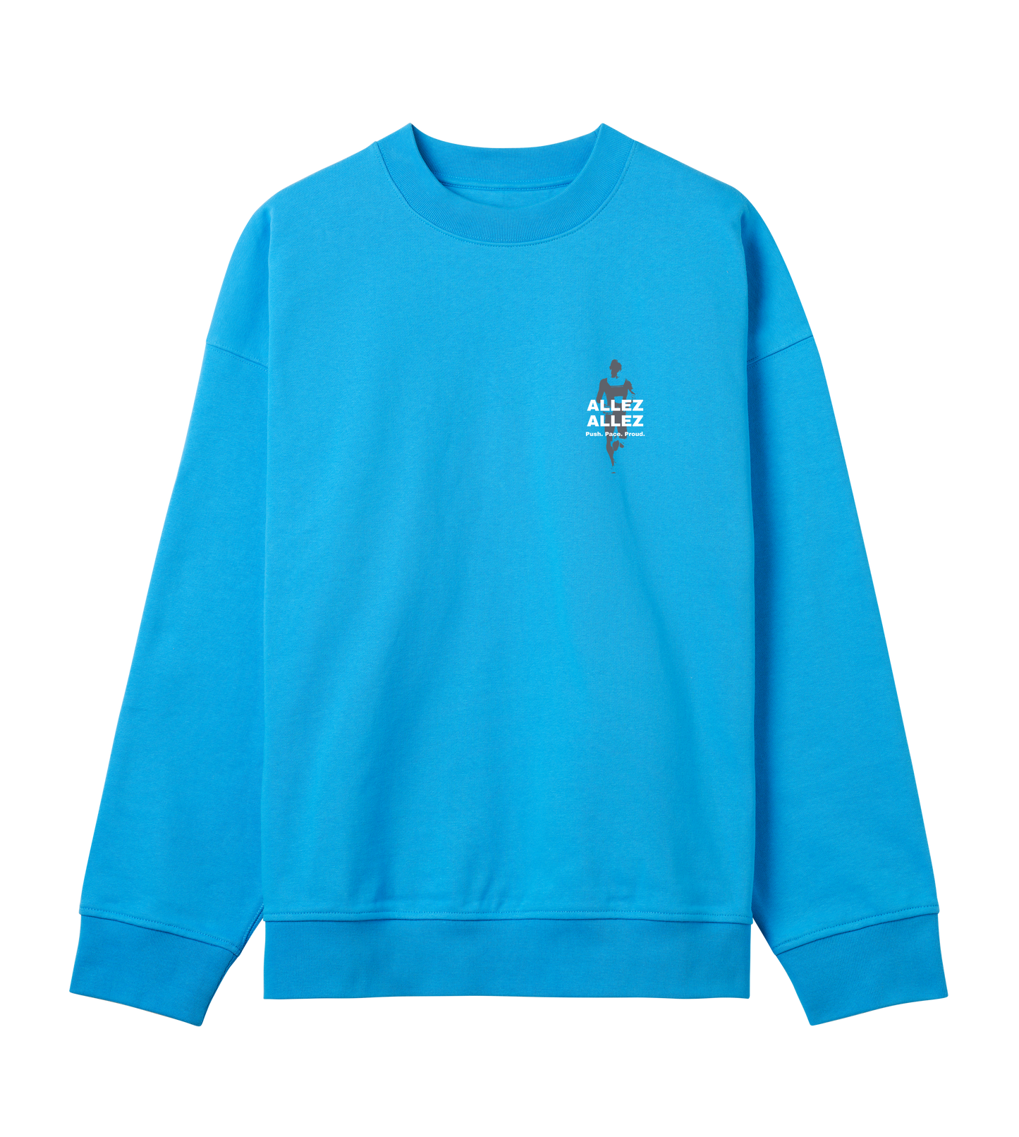 ALLEZ – Push. Pace. Proud. - Mens Boxy Sweatshirt