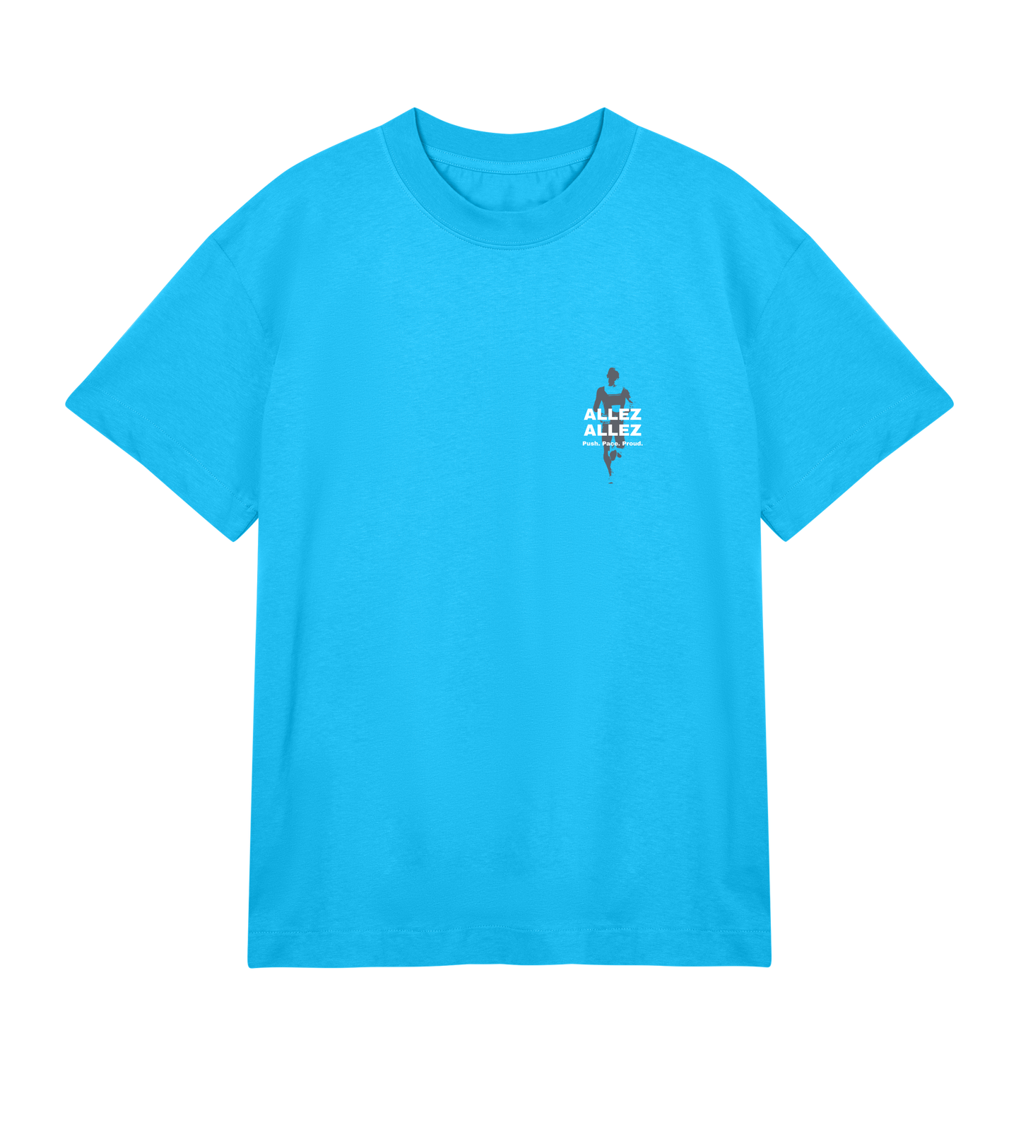 ALLEZ – Push. Pace. Proud. - Mens Boxy Tee