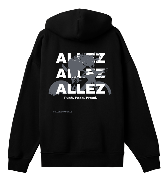 ALLEZ – Push. Pace. Proud. - Mens Boxy Hoodie