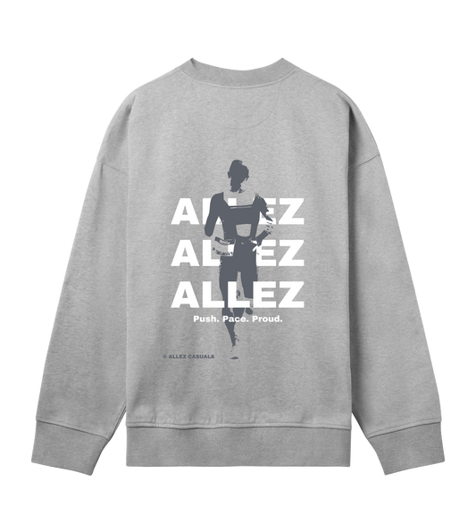ALLEZ – Push. Pace. Proud. - Mens Boxy Sweatshirt