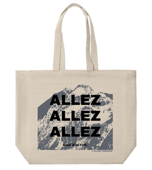 ALLEZ – Dein Ziel ruft. – Canvas Large Tote