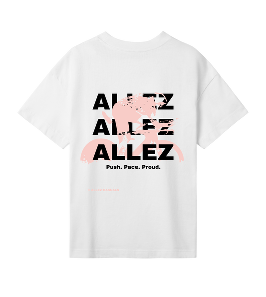 ALLEZ – Push. Pace. Proud. - Womens Oversized Tee